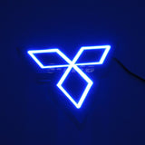 Mitsubishi Blue 5D LED Car Tail Logo Badge Emblem Light Lamp For Galant Lancer Lioncel Zinger ASX CUV