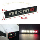 JDM Nismo Logo LED Light Car Front Grille Badge Illuminated Decal Sticker