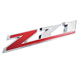 3 pcs Set 2016-2019 Chevy Silverado 1500 Gold Front Bow tie Emblem with Z71 Red/Chrome Badge Logo