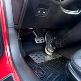 Universal Aluminum Car Anti Skid Floor Mat Carpet Rest Pedal Pad Cover