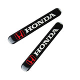 HONDA LOGO Set Emblems with Black Keychain Wheel Tire Valves Air Caps - US SELLER