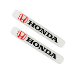 HONDA LOGO Set Emblems with Black Tire Wheel Valves Air Caps Keychain - US SELLER