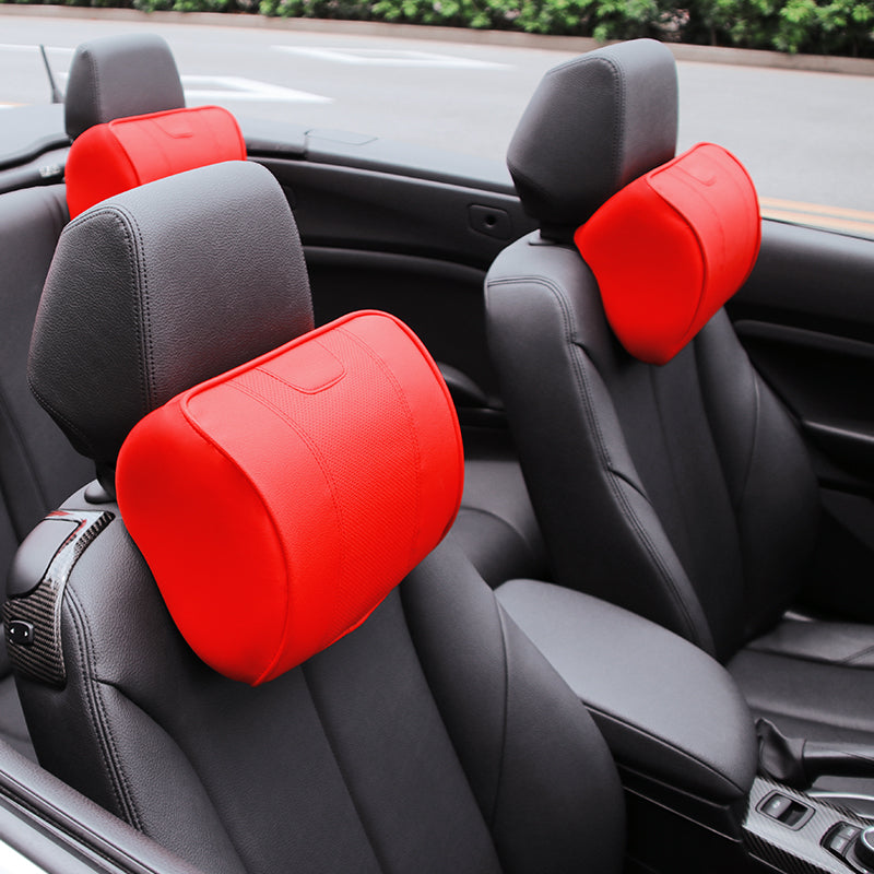 Trobo Seat Cushion, Non-Slip PU Leather Car Support Pillow for Driving Seat  with 2 Pocket
