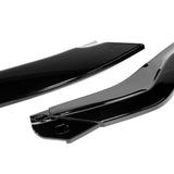 For 2015-2018 Lexus RC300 RC350 AG-Style 3-PCS Painted Black Front Bumper Spoiler Lip