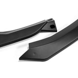 For 2022-2024 BMW 2-Series Coupe G42 M-Sport 3-PCS  Matt Black Front Bumper Spoiler Lip