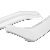 For 2015-2018 Mercedes C-Class W205 Base  3-PCS Painted White Front Bumper Spoiler Lip