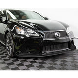 For 2013-2015 Lexus GS350 GS450h F-Sport CARBON LOOK 3-Piece Front Bumper Body Spoiler Splitter Lip Kit