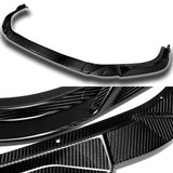 For 2019-2023 Lexus ES300h ES350 3-PCS Carbon Fiber Front Bumper Splitter Spoiler Lip