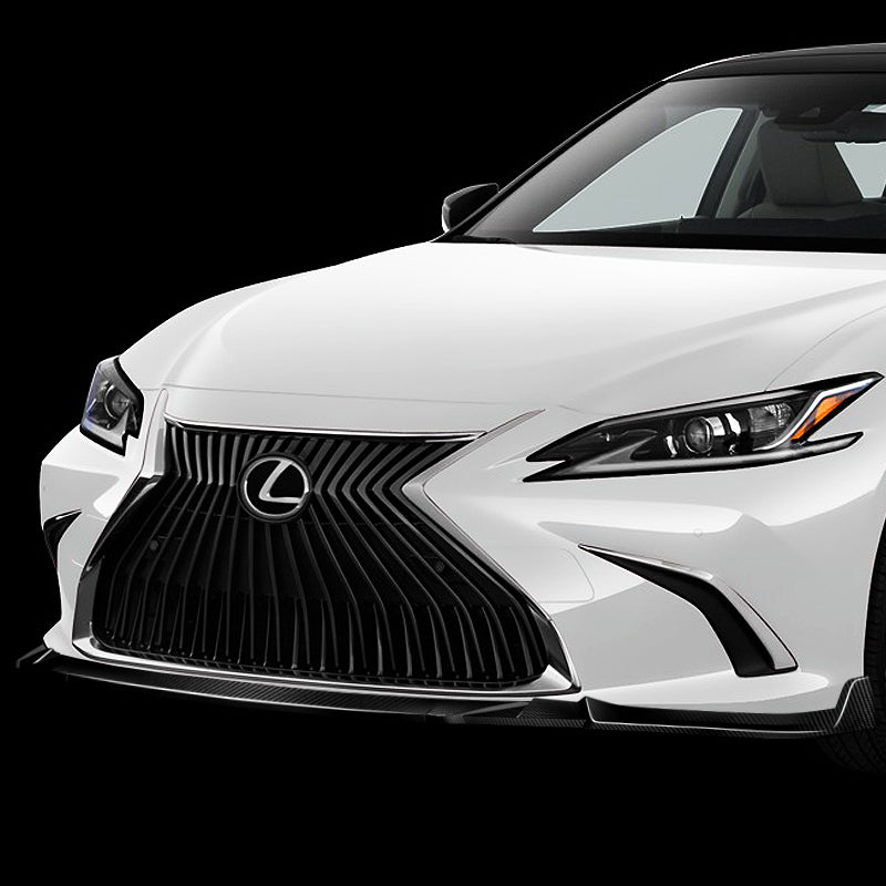 For 2019-2021 Lexus ES300h ES350 3-PCS Carbon Fiber Front Bumper