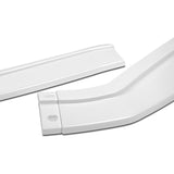 For 2016-2019 Lexus GS-Series Painted White V2-Style 3Pcs  Front Bumper Spoiler Lip