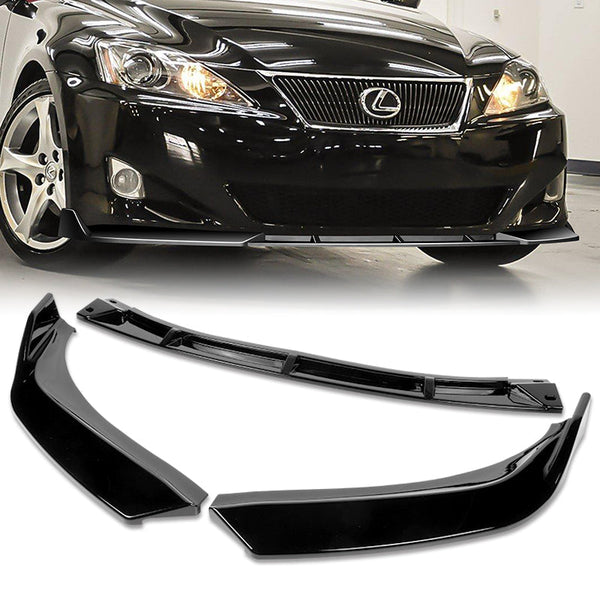 For 2006-2008 Lexus IS250 IS350 Base STP-Style Painted Black 3