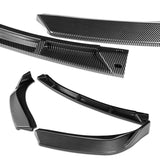 For 2006-2008 Lexus IS250 IS350 Base STP-Style Carbon Look 3-Piece Front Bumper Body Spoiler Splitter Lip Kit + FREE GIFT