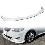 For 2006-2008 Lexus IS250 IS350 Base STP-Style Painted White 3-Piece Front Bumper Body Spoiler Splitter Lip Kit