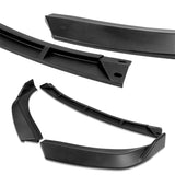 For 2006-2008 Lexus IS250 IS350 STP-Style Matte Black 3-Piece Front Bumper Body Spoiler Splitter Lip Kit