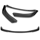 For 2006-2008 Lexus IS250 IS350 STP-Style Matte Black 3-Piece Front Bumper Body Spoiler Splitter Lip Kit