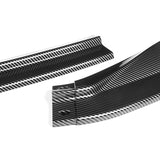 For 2013-2015 Lexus GS350 GS450h Base Carbon 3-pcs  Look Front Bumper Spoiler Lip