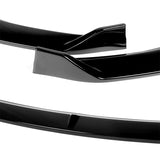 2014-2016 Kia Forte EX LX SX Painted Black 3-Piece Front Bumper Body Spoiler Splitter Lip Kit