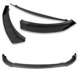 2014-2016 Kia Forte EX LX SX Carbon Look 3-Piece Front Bumper Body Spoiler Splitter Lip Kit