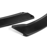 2014-2016 Kia Forte EX LX SX Matte Black 3-Piece Front Bumper Body Spoiler Splitter Lip Kit