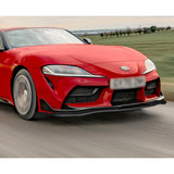 2019-2021 Toyota Supra A90 Carbon Look 3-Piece Front Bumper Body Spoiler Splitter Lip Kit