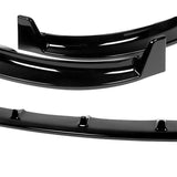 2020 - 2024 Tesla Model Y Painted Black 3-Piece Front Bumper Body Spoiler Splitter Lip Kit