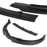 2020 - 2024 Tesla Model Y Unpainted Matte Black 3-Piece Front Bumper Body Spoiler Splitter Lip Kit