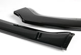 2019-2021 Nissan Altima Painted Black 3-Piece Front Bumper Body Spoiler Splitter Lip Kit