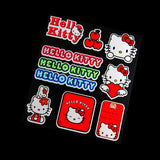 Hello Kitty Cute Reflective Car Truck Laptop Decal Sticker Window Vinyl 10pcs Set