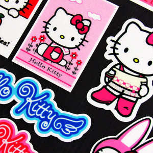 Hello Kitty Reflective Car Door Window Laptop Vinyl Decal Sticker - 11pcs (Set)