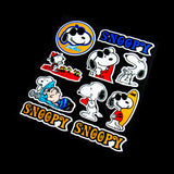 Snoopy Cool Reflective Car Truck Laptop Decal Sticker Window Vinyl New 10pcs Set