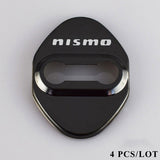 Stainless Steel Black Door Lock Door Striker Cover for NISMO