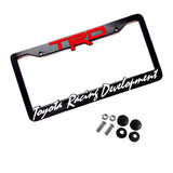 Toyota TRD Black ABS License Plate Frame with Caps