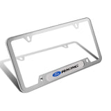 FORD Racing Brand New Stainless Steel 2pcs License Plate Frame with Caps Bolt SET