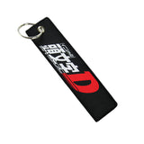 2pcs New Universal FUJIWARA TOFU DOUBLE SIDE Racing Cell Holders Keychain Key Ring