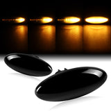 For Toyota Corolla RAV-4 Yaris Smoke Sequential LED Signal Side Marker Lights