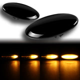 For Toyota Corolla RAV-4 Yaris Smoke Sequential LED Signal Side Marker Lights